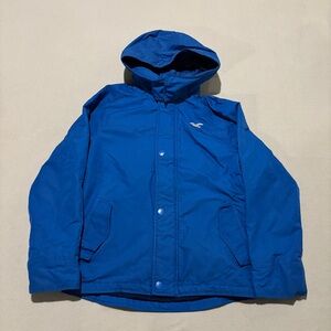 Hollister All Weather Jacket Size Small Blue Outdoor Winter Utility Ski Snowboar